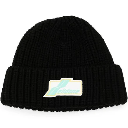 We11done Logo- Appliqué Wool Beanie