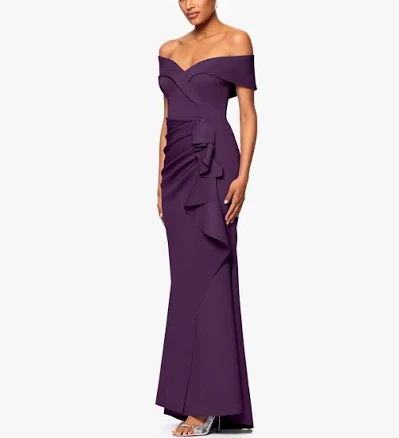 Xscape Women's Off The Shoulder Dress