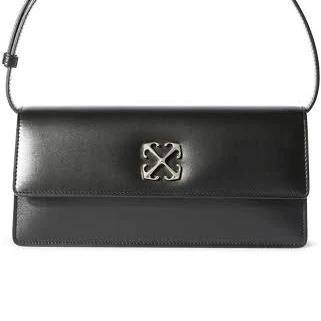 Off-White Jitney 1.0 Leather Shoulder Bag