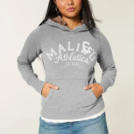Hollister Women's Feel Good Faux Fur Hoodie