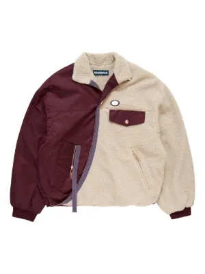 Basket-weave Bomber Jacket