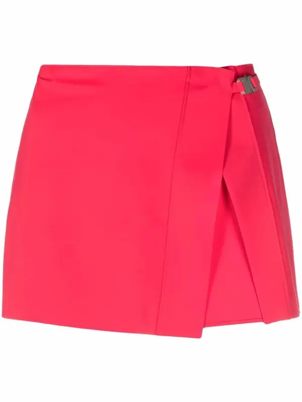 Side-buckle Mini Skirt