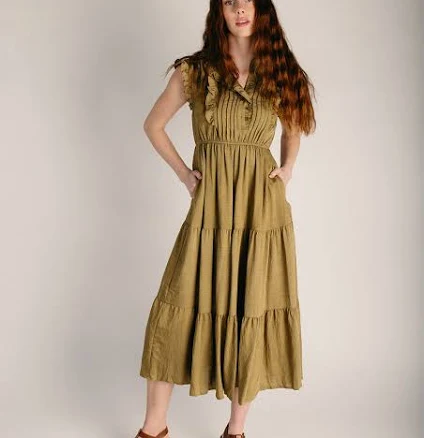 The Jennifer Tiered Midi Dress