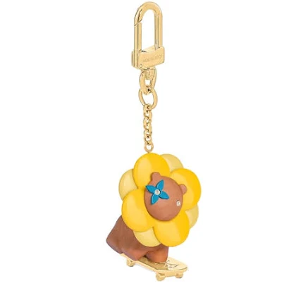 Louis Vuitton Figurine Petula Skate Bag Charm And Key Holder Vivienne Holiday Yellow/Brown