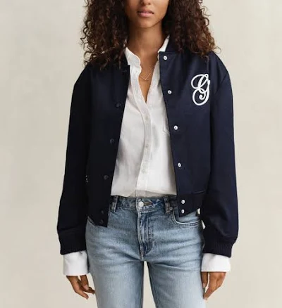GANT Women's Satin Varsity Jacket