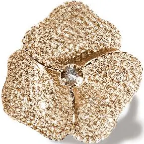 Bloom White Diamond Ring in White Gold