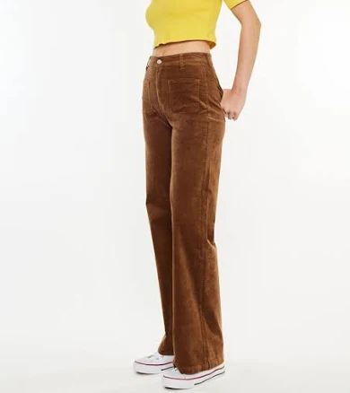 Saturn Ultra High Rise Wide Leg Corduroy Pants