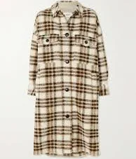 ISABEL MARANT Fontizi Coat Khaki/Ecru