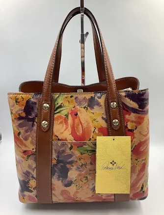 Patricia Nash DARBY TOTE - Rainforest - Leather