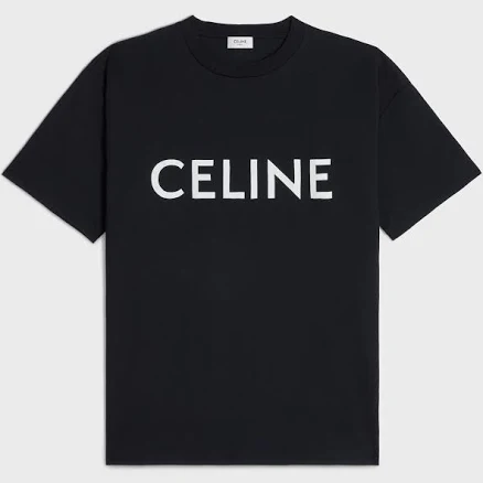 CELINE Men's Loose Cotton Jersey T-shirt