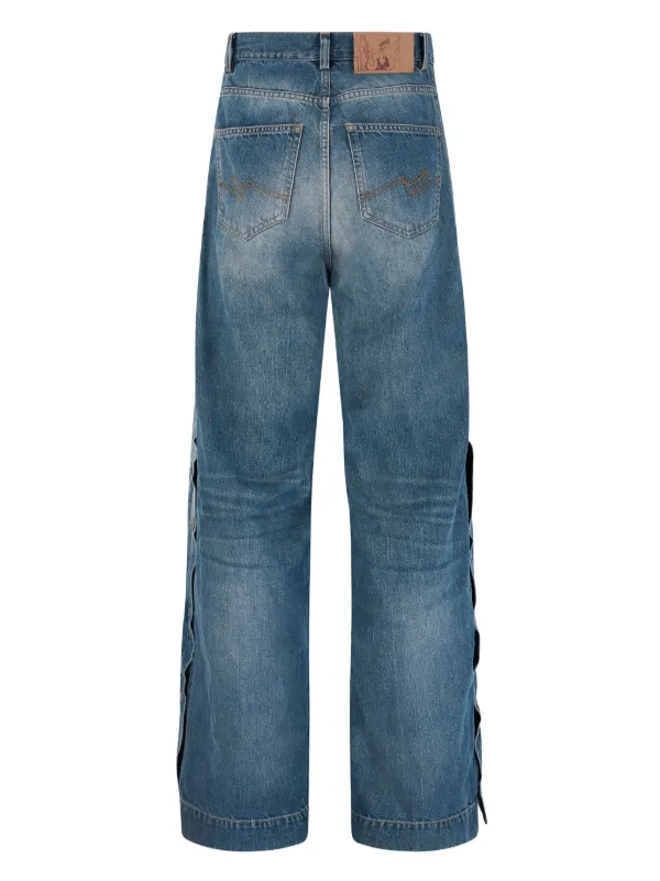 Wrinkle-Effect Jeans