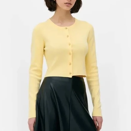 Crew Neck Cardigan