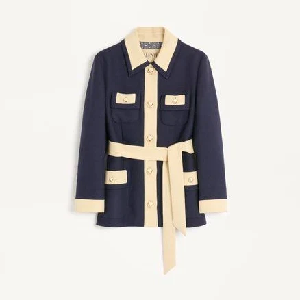 Valentino Garavani Caban Woman Belted Jacket