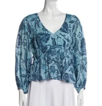 Love the Label Paisley V-Neck BlouseLove the Label Paisley V-Neck Blouse