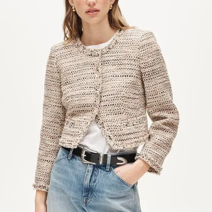 J.Crew Women's Women's jacket in Italian textured tweed