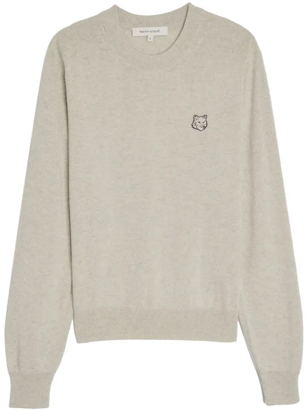 Logo-embroidered Merino Jumper