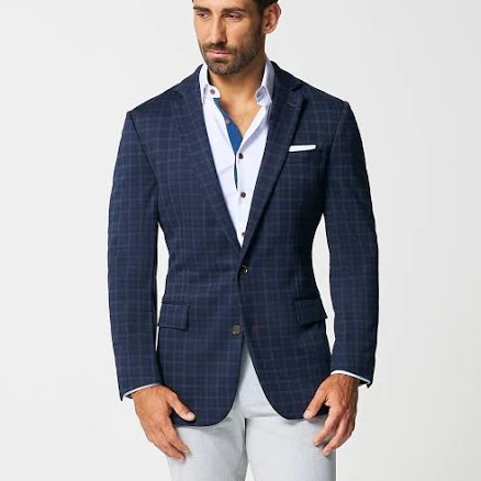 Athletic Fit Stretch Wool Blazer