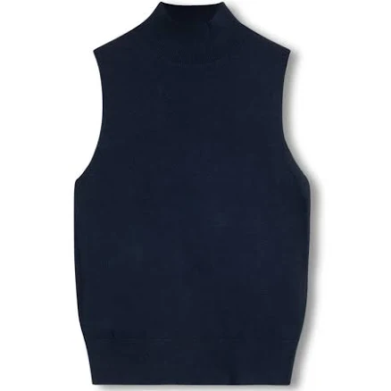 Delray Sleeveless Mock Neck Flat Knit