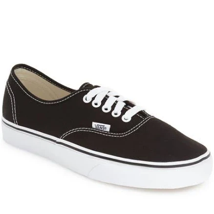 Vans Authentic Sneaker in Black at Nordstrom, Size 11 Women's