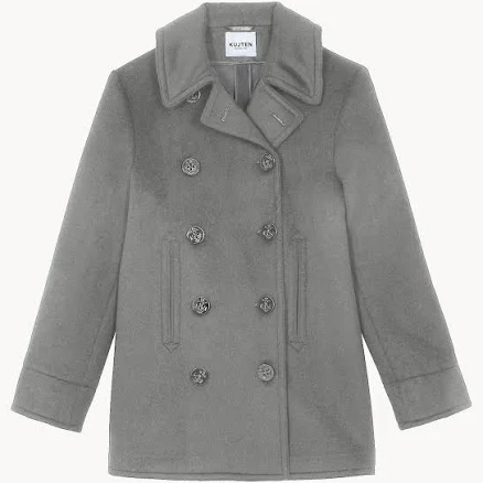 KUJTEN Double Sided Cashmere Peacoat