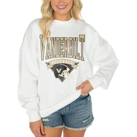 Gameday Couture Women's Vanderbilt Commodores Oversized Fleece Sweatshirt
