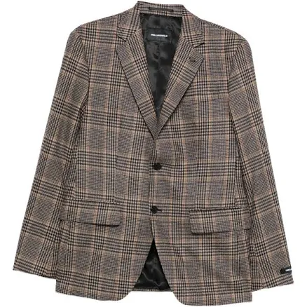 KARL LAGERFELD Checked Wool Jacket