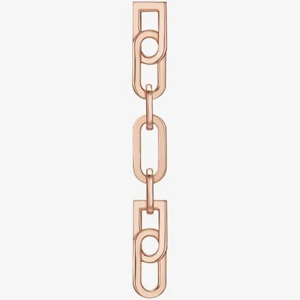 Dual D.D Gold One-sided Earring