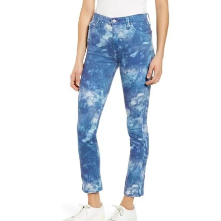 AG Women's Mari High-Waist Slim Straight-Leg Jeans