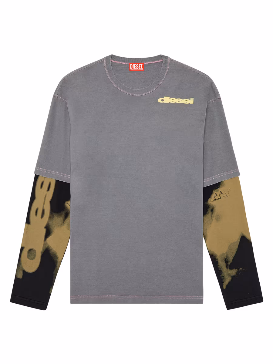 Layered Long-Sleeve T-Shirt