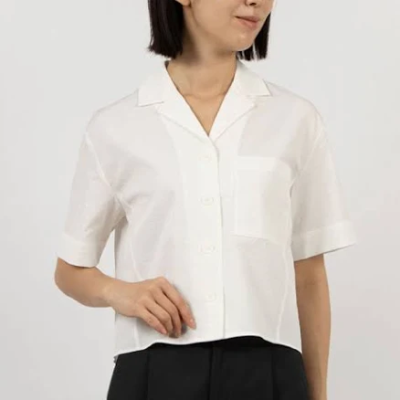 Loeuvre Open Collar Half-Sleeve Shirt