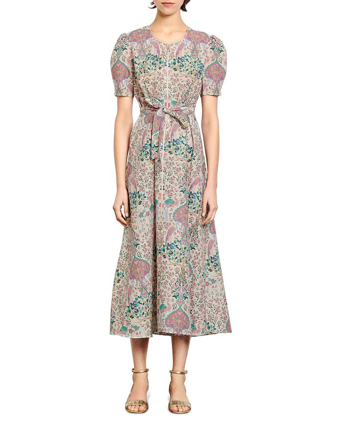 Irya Floral-print Midi Dress