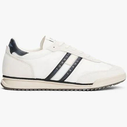 Tommy Hilfiger Men's Tommy Jeans Mixed-Media Runner Sneaker