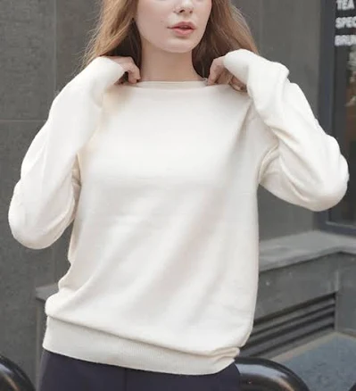W Concept Cashmere Round Neck Sweater