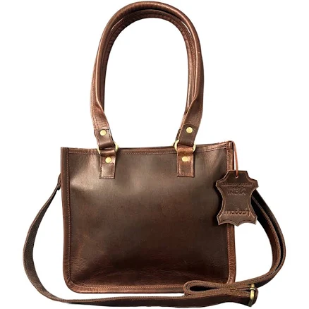 The Artists Creation Brown Tote Leather Top Handle Brown Tote Bag Crossbody Sling Satchels Handbags For Women
