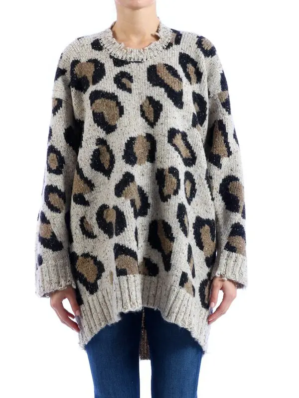 Beige Leopard Sweater