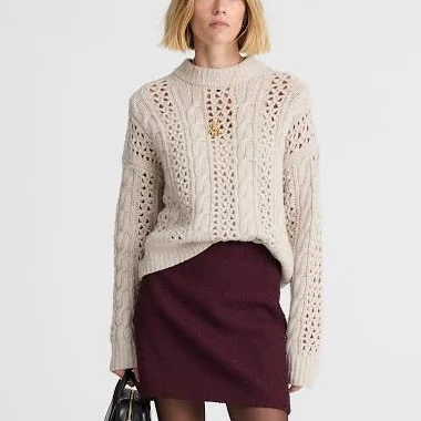 Madewell Women's Tweed Mini Skirt