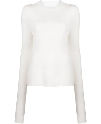 LOW Classic Semi-Sheer Fine-knit Jumper