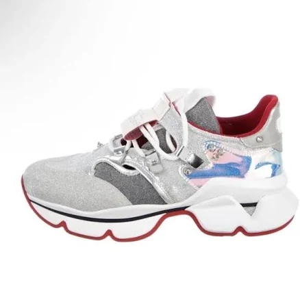 Christian Louboutin Women's Red Runner Donna Flat Sneakers