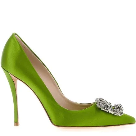 Roger Vivier Efflorescence Satin Pumps