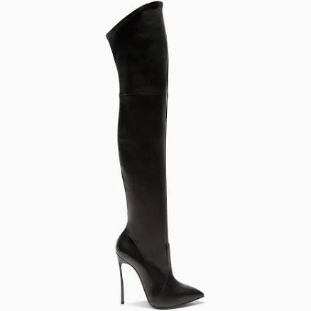 Casadei Blade Leather Over The Knee Woman