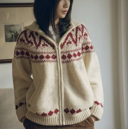 vanone ATELIER KN4242 Nordic knit hood