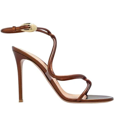 Gianvito Rossi 105mm Mamba Women Sandals - Brown