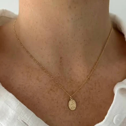 Oval Coin Necklace
