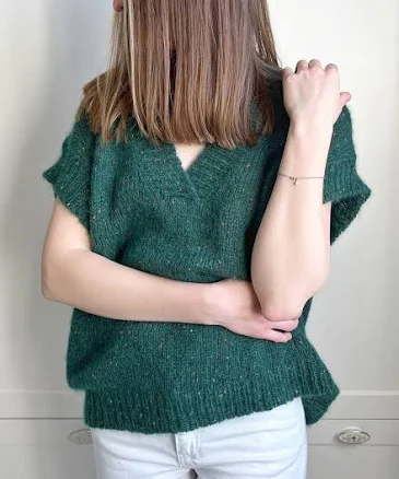 Mohair Alpaca Knit Vest