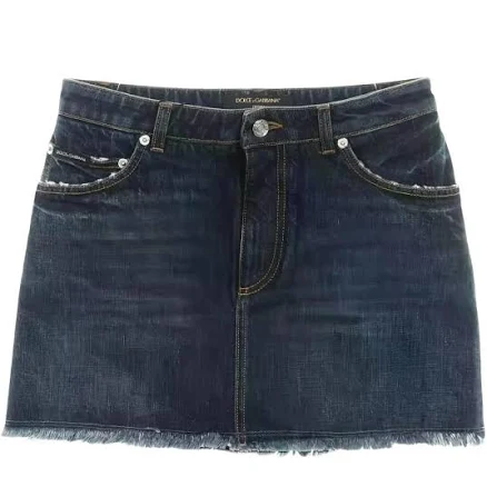 Dolce & Gabbana Women's 2020s Fringed Mini Skirt