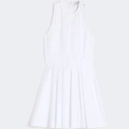 Sportmax Woman ara Short sleeveless pure cotton dress