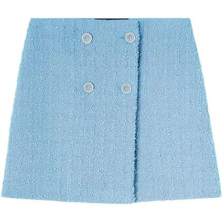 Versace Women's Tweed High-waist Skirt