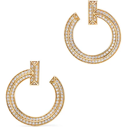 Tiffany T T1 Open Hoop Earrings
