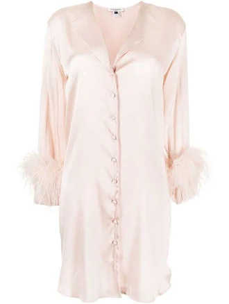 Gilda & Pearl Camille shirt dress Women Pink