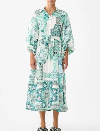 Camilla Women's Balearic Bebe Waist Tie Shirtdress